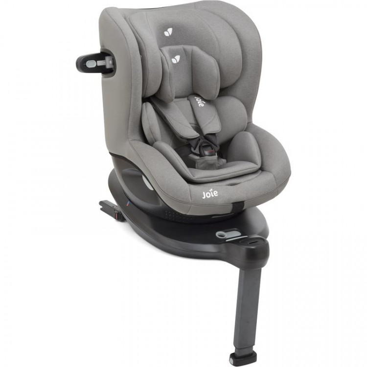 Ispinjoie i spin 360 car seat grey fannel 750x750 - JOIE i-SPIN 40-105 cm 0-19 kg Obrotowy RWF kolor Deep Sea