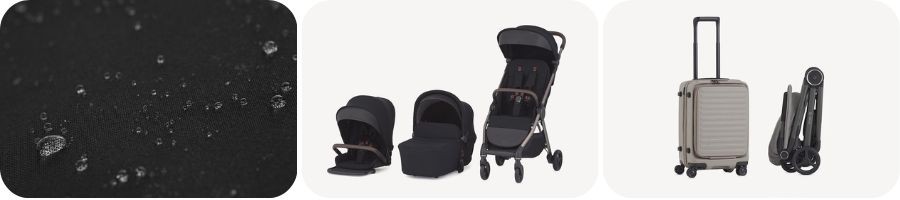 anex IQ - wózek dziecięcy mały po złożeniu