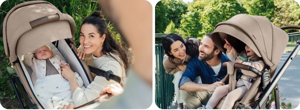 Spacer z dzieckiem w wózku Britax Römer Smile 5Z – gondola i spacerówka w plenerze