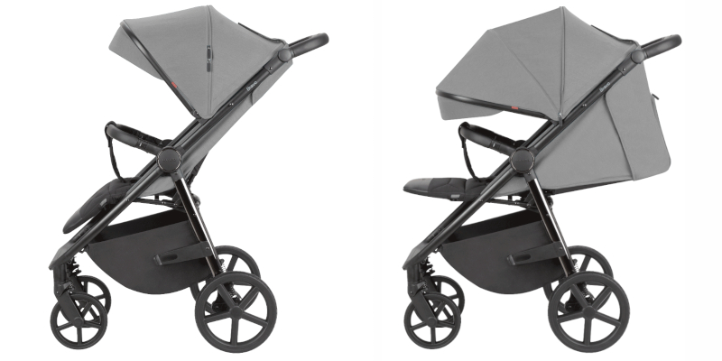 carrello bravo plus - wózek spacerowy - regulacja oparcia na płasko