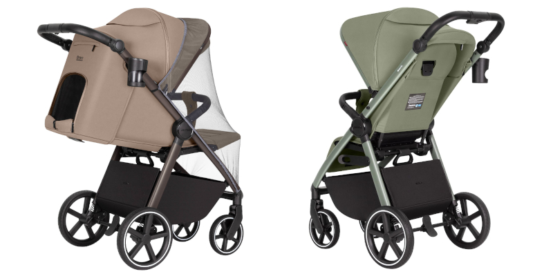 Wózek spacerowy Carrello Bravo SL Deluxe - Kolekcja 2026 - Rozkładanie opracia, wentylacja, moskitiera
