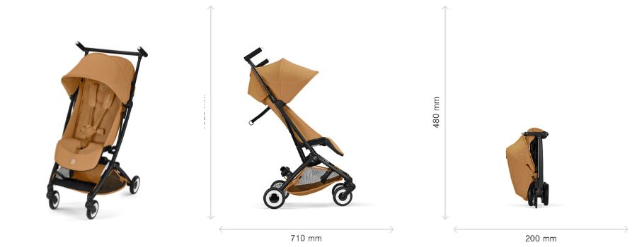 Cybex Libelle - wymiary wózka