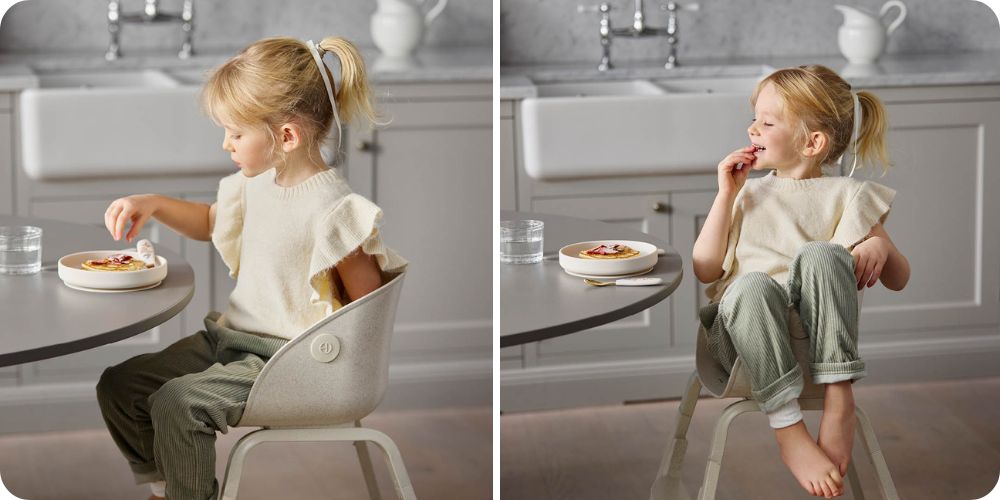 Elodie Grace krzesełko do karmienia które rośnie z dziekiem