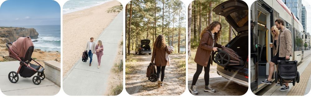 Muuv Fold - kompaktowy wózek 2w1 ze składaną gondolą 